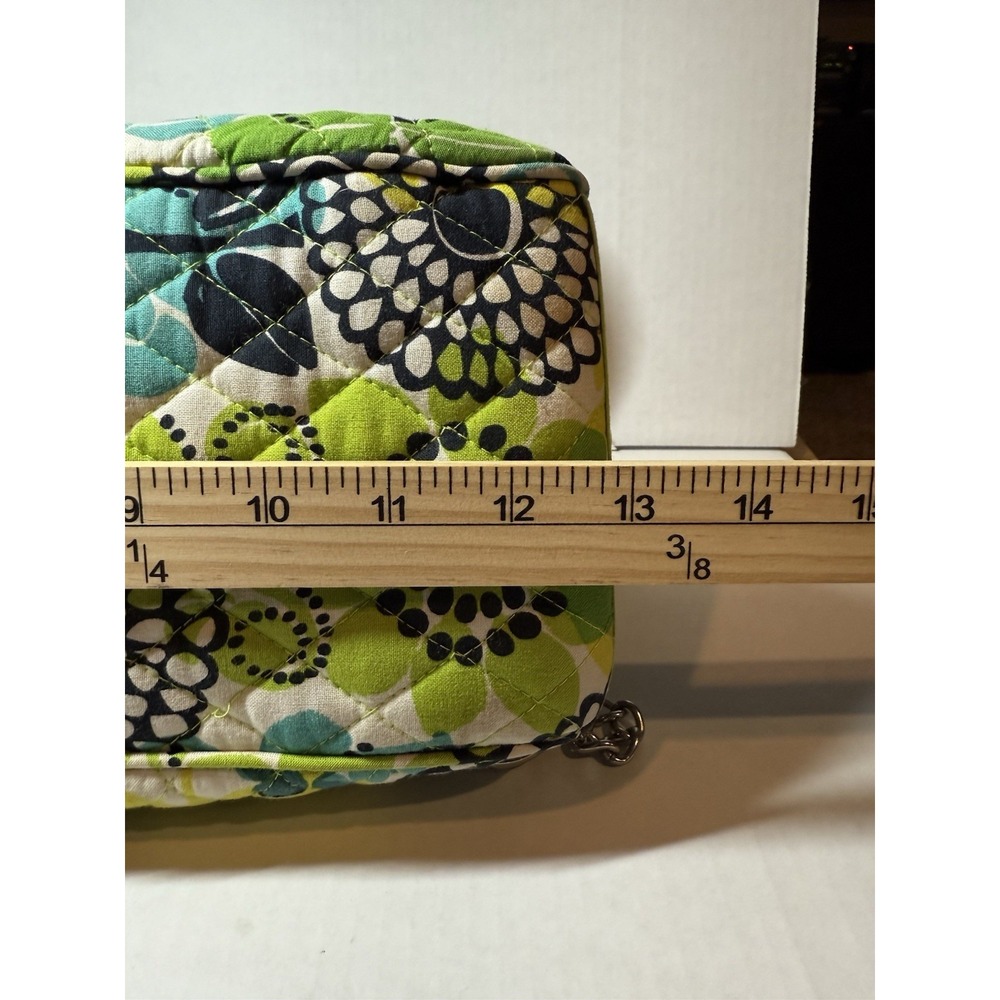 Vera Bradley Chain Shoulder Bag Purse – Lime's Up Retired‎ Print Green Floral - Picture 13 of 15
